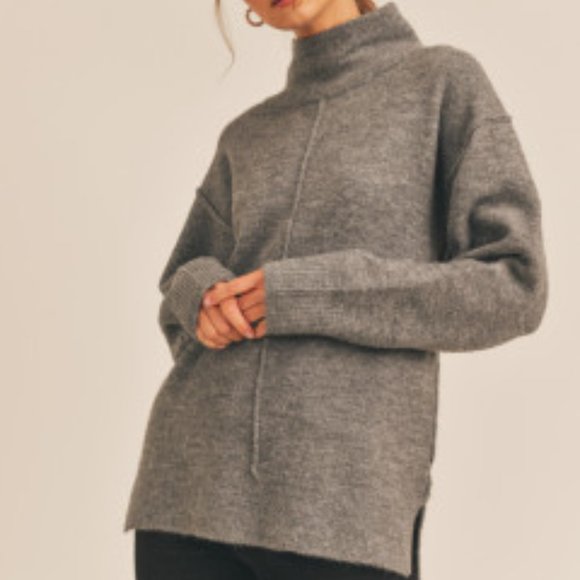 NWT - Lush Turtleneck Sweater - Picture 3 of 7